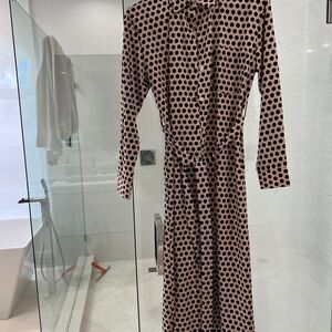 Polka Dot Long Sleeve Dress